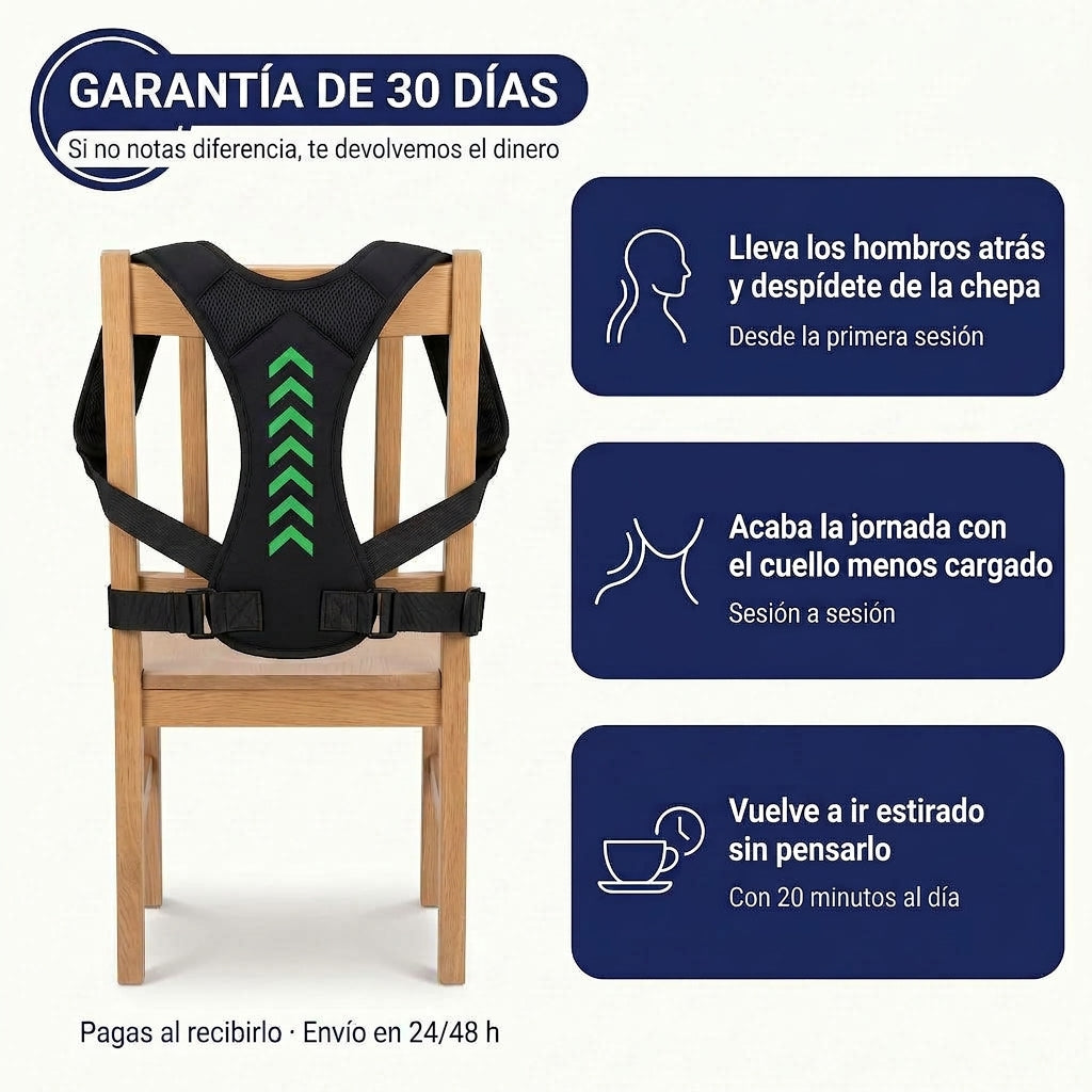 Corrector de postura reforzada