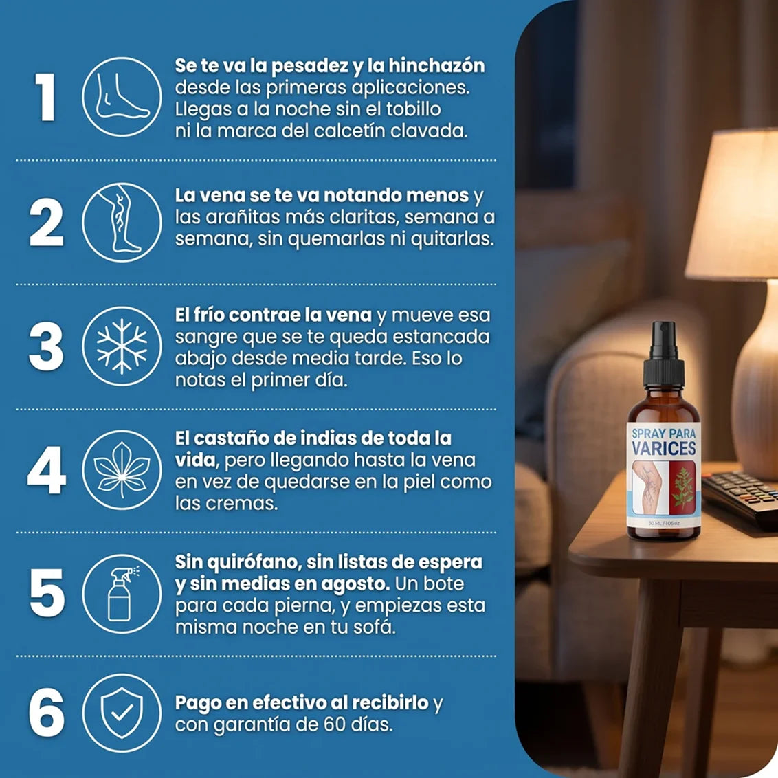 Spray de Crioterapia para Eliminar la Aparición de Varices y Arañitas