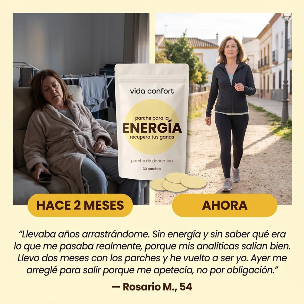 Parche Transdérmico para Recuperar la Energía y Acabar con el Cansancio