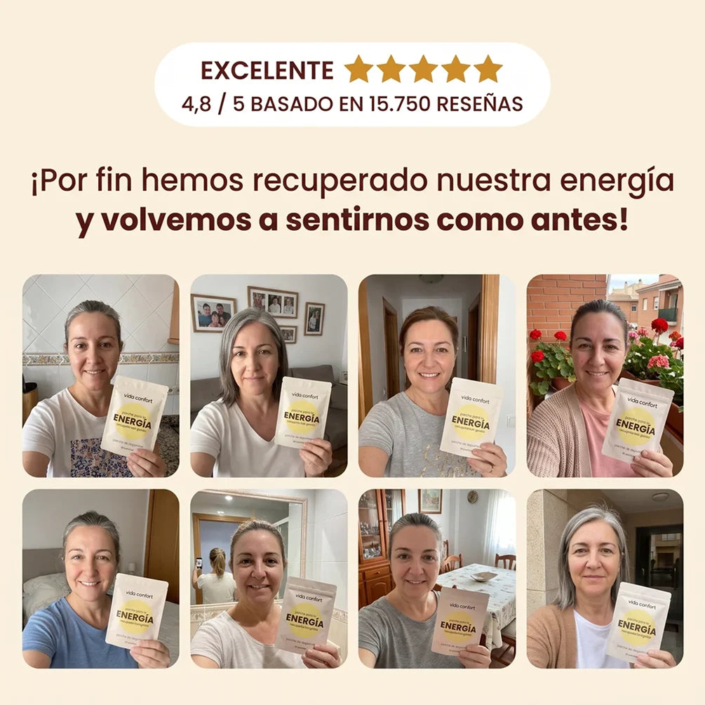 Parche Transdérmico para Recuperar la Energía y Acabar con el Cansancio